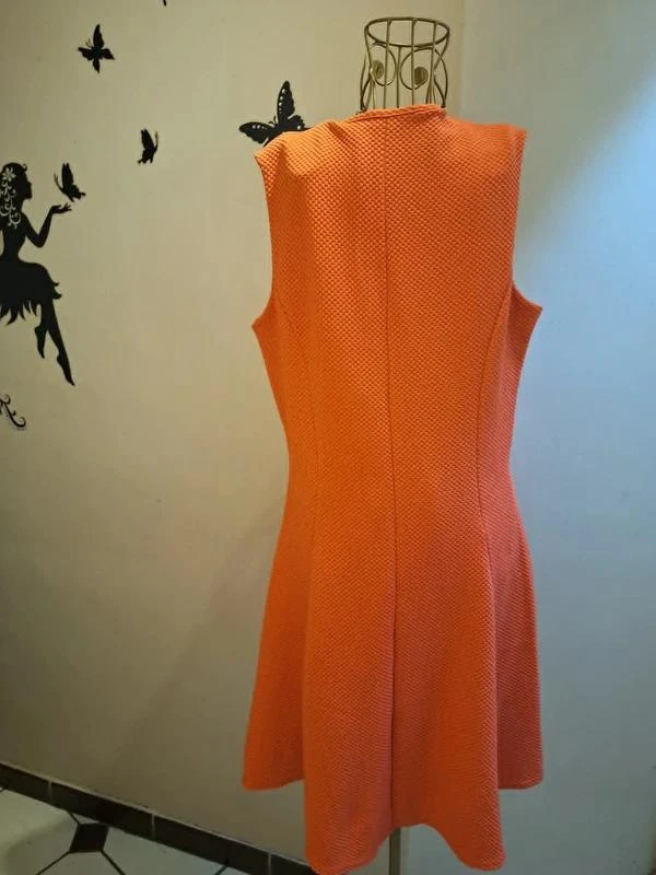 Oranje jurk - Gemaakt in Frankrijk – photo 4